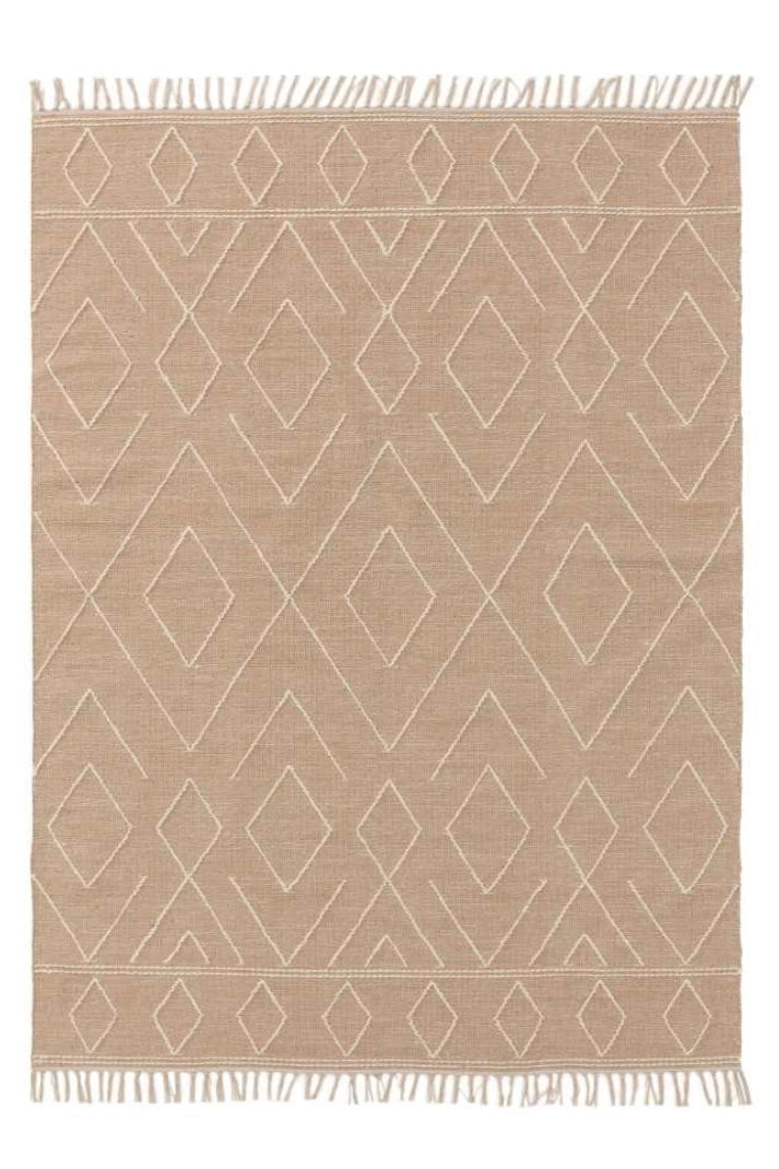 Baumwollteppich Sydney, Beige