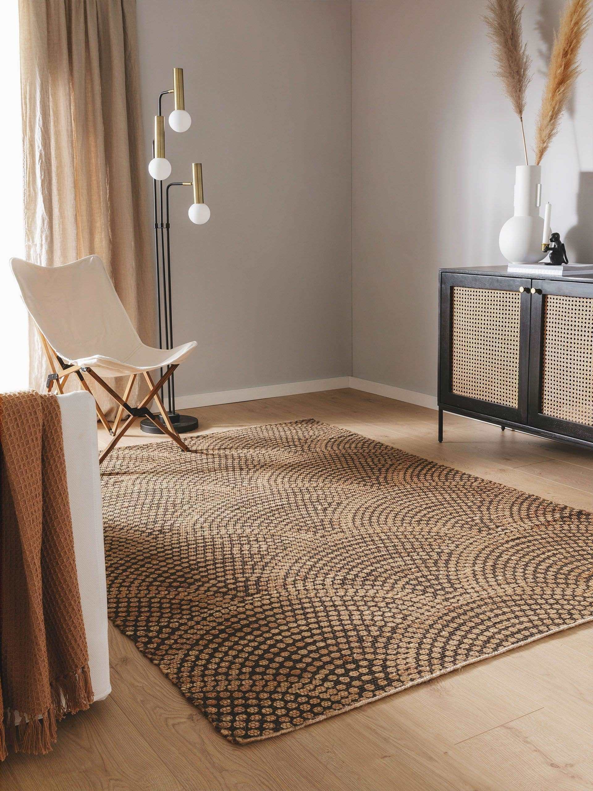 Juteteppich Baru, Beige / Braun