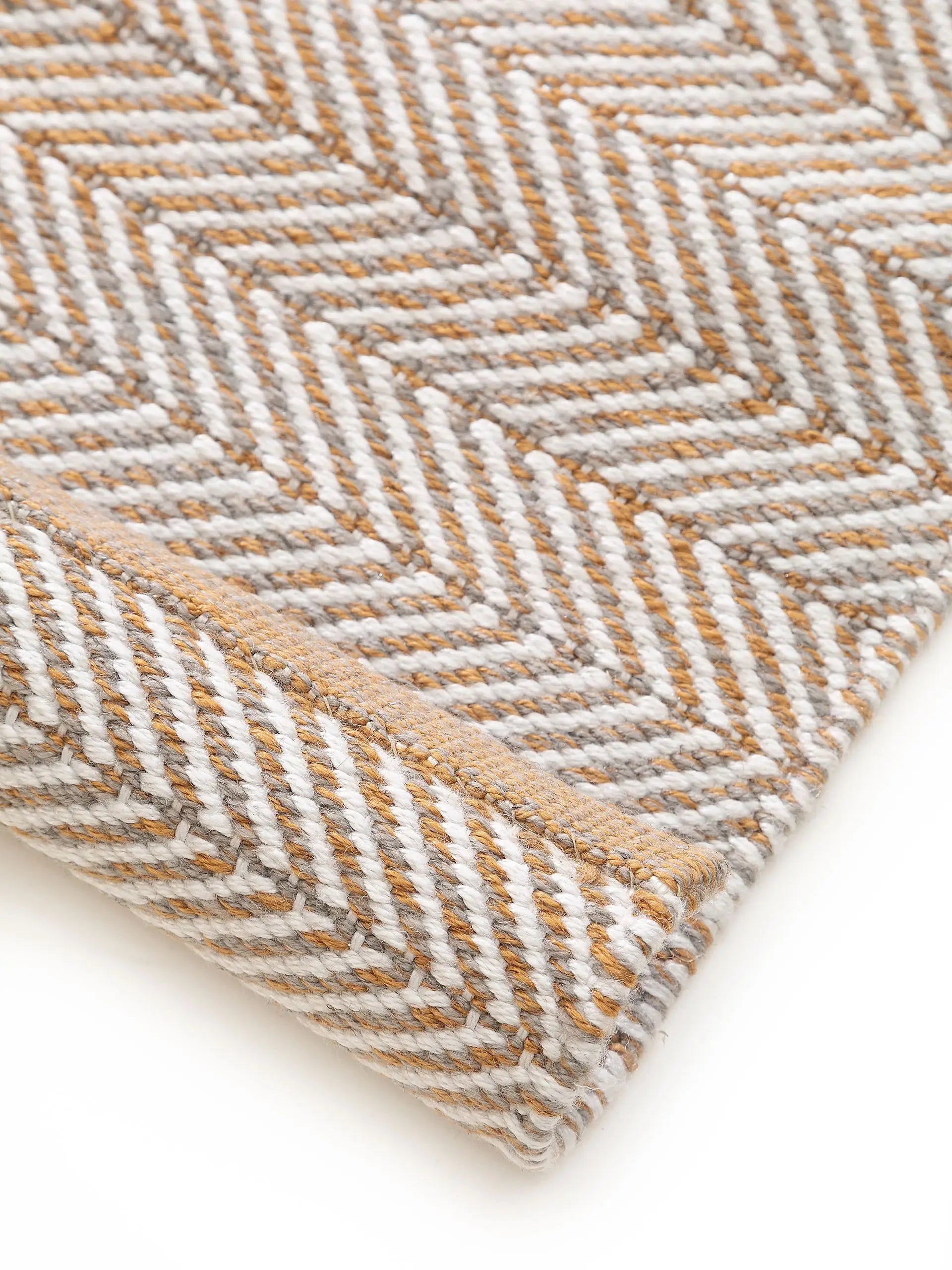 Rio rug (indoor & outdoor) made of recycled material, light brown