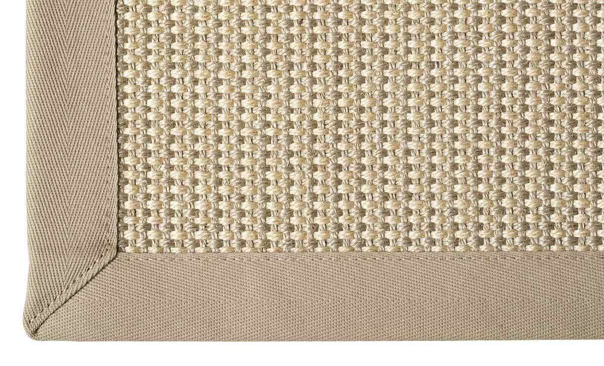 Sisal Teppich Linen creme/hellgrau - carpetz