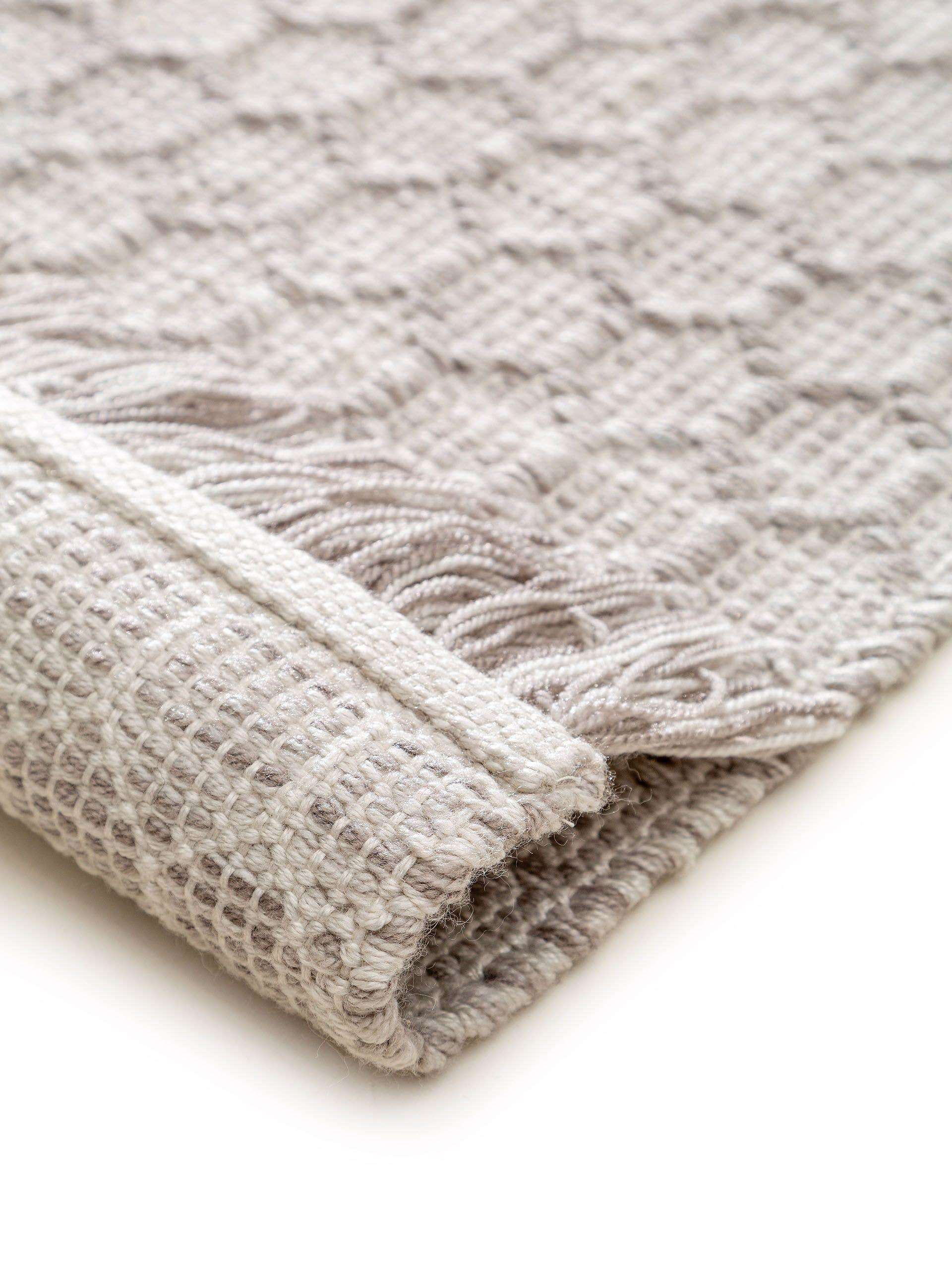 Teppich (In- & Outdoor) aus Recyclingmaterial, Hellgrau - carpetz