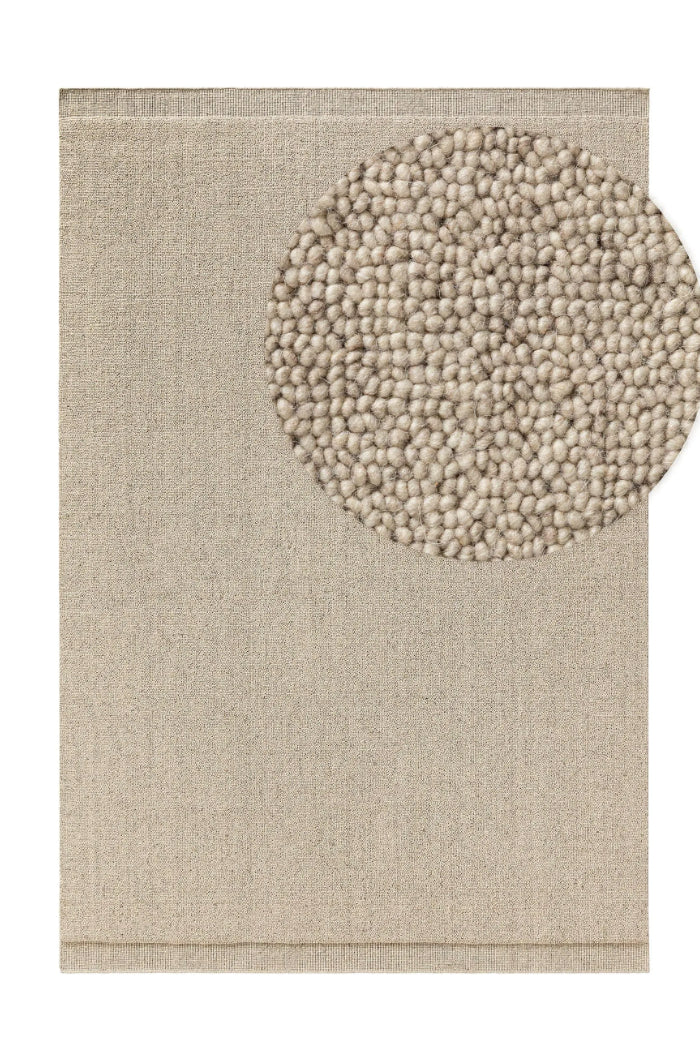 Wollteppich Imke, Beige