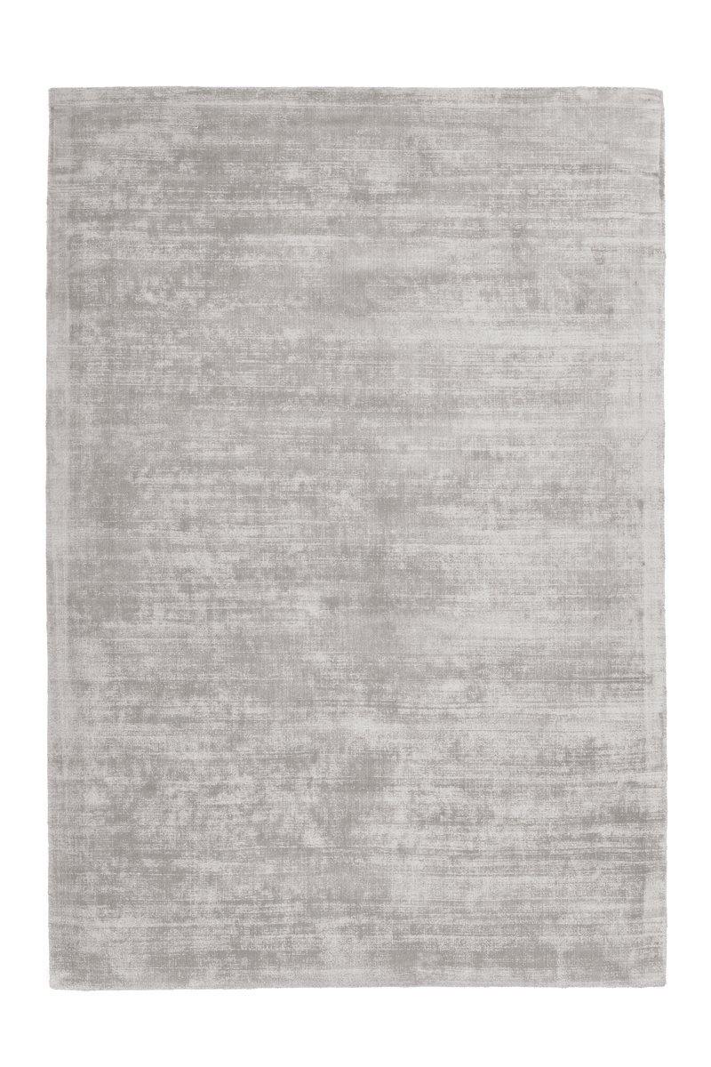 Viskose-Teppich Village carpetz 125 Silber, – Bambusseide