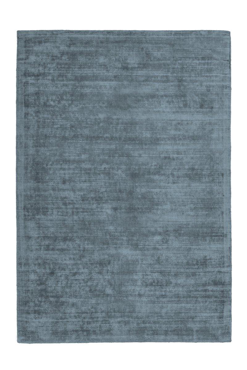 Teppich Village 125 Blau, Bambusseide - carpetz