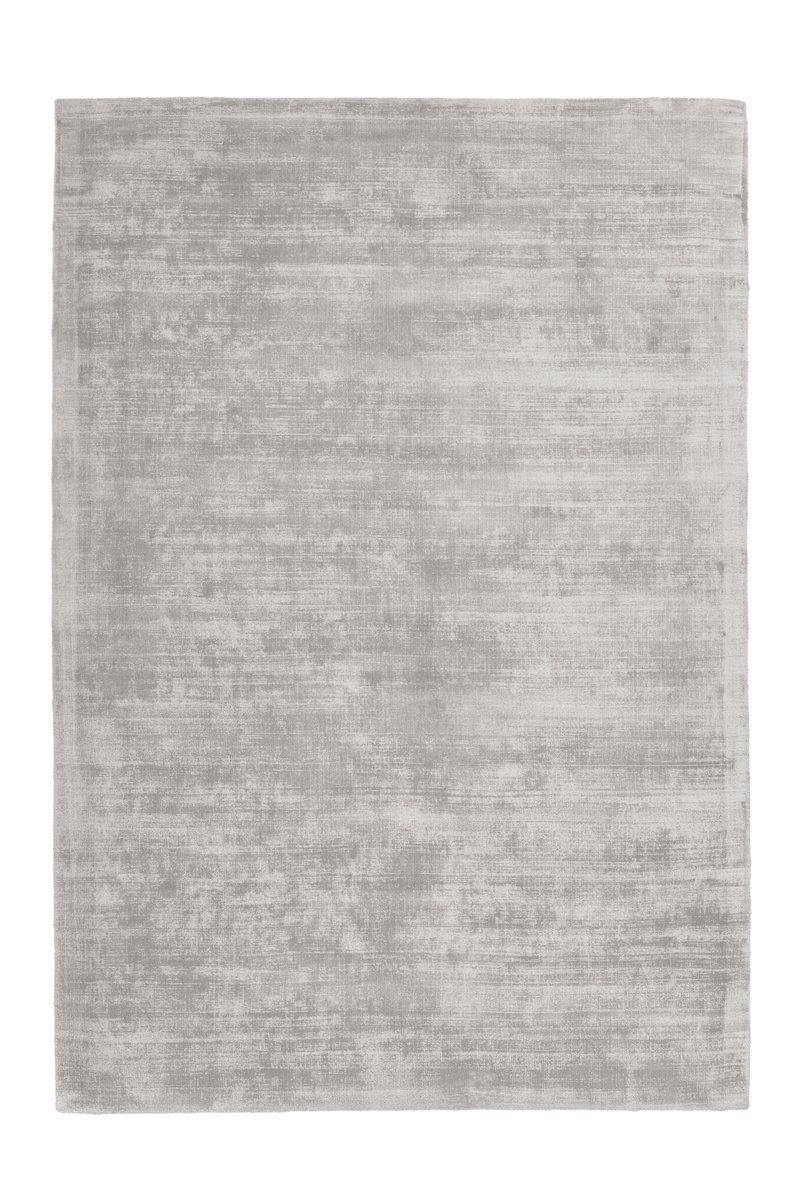 Teppich Viskoseteppich Village Samt-Optik, Silber - carpetz