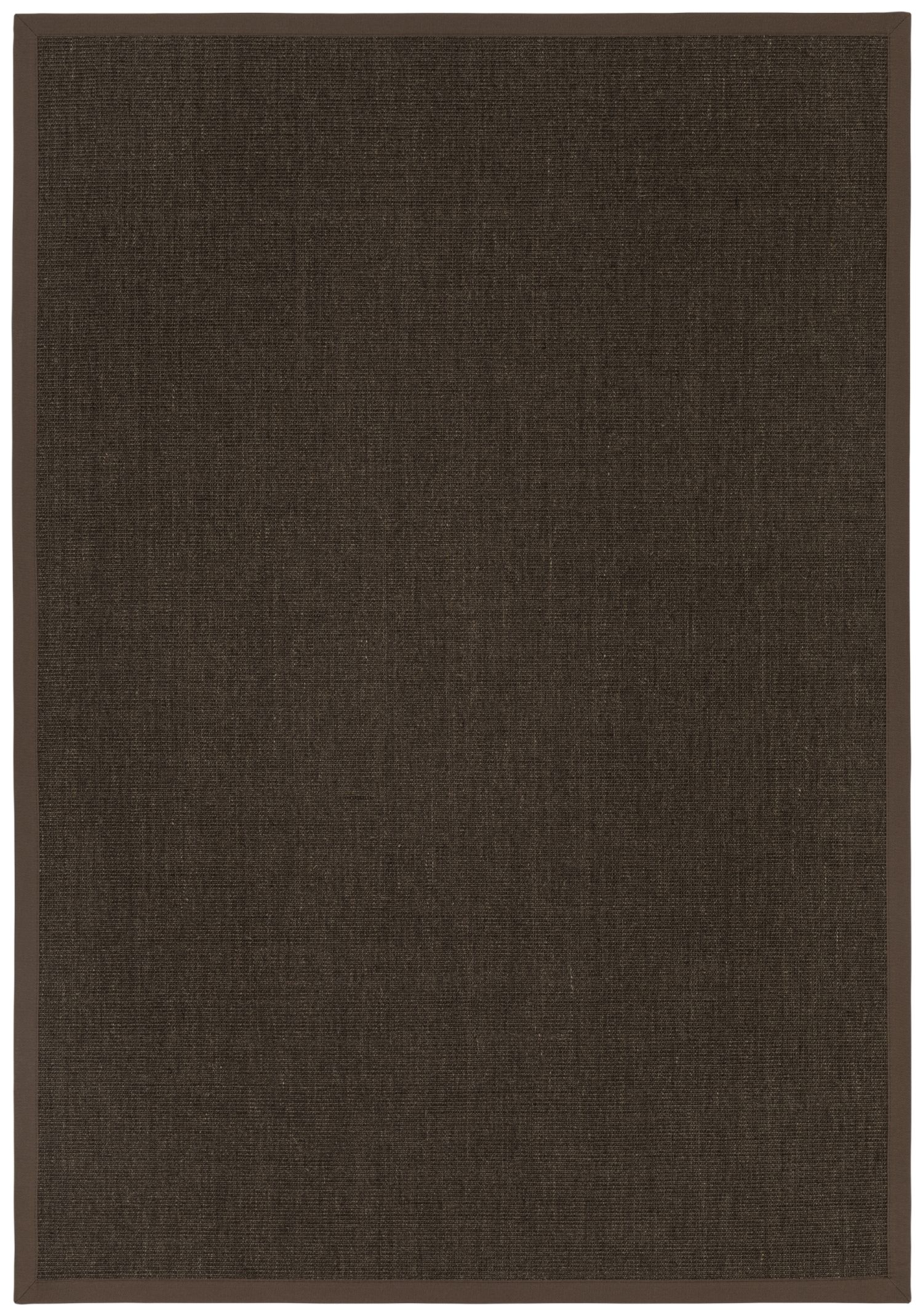 Made-to-measure sisal carpet - pure fabric hazel brown, with fleece backing 100% natural 