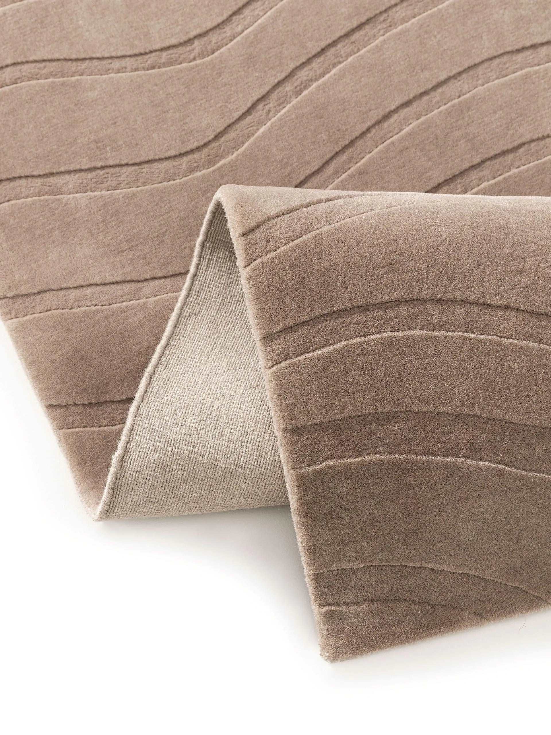 Wollteppich Terra Taupe