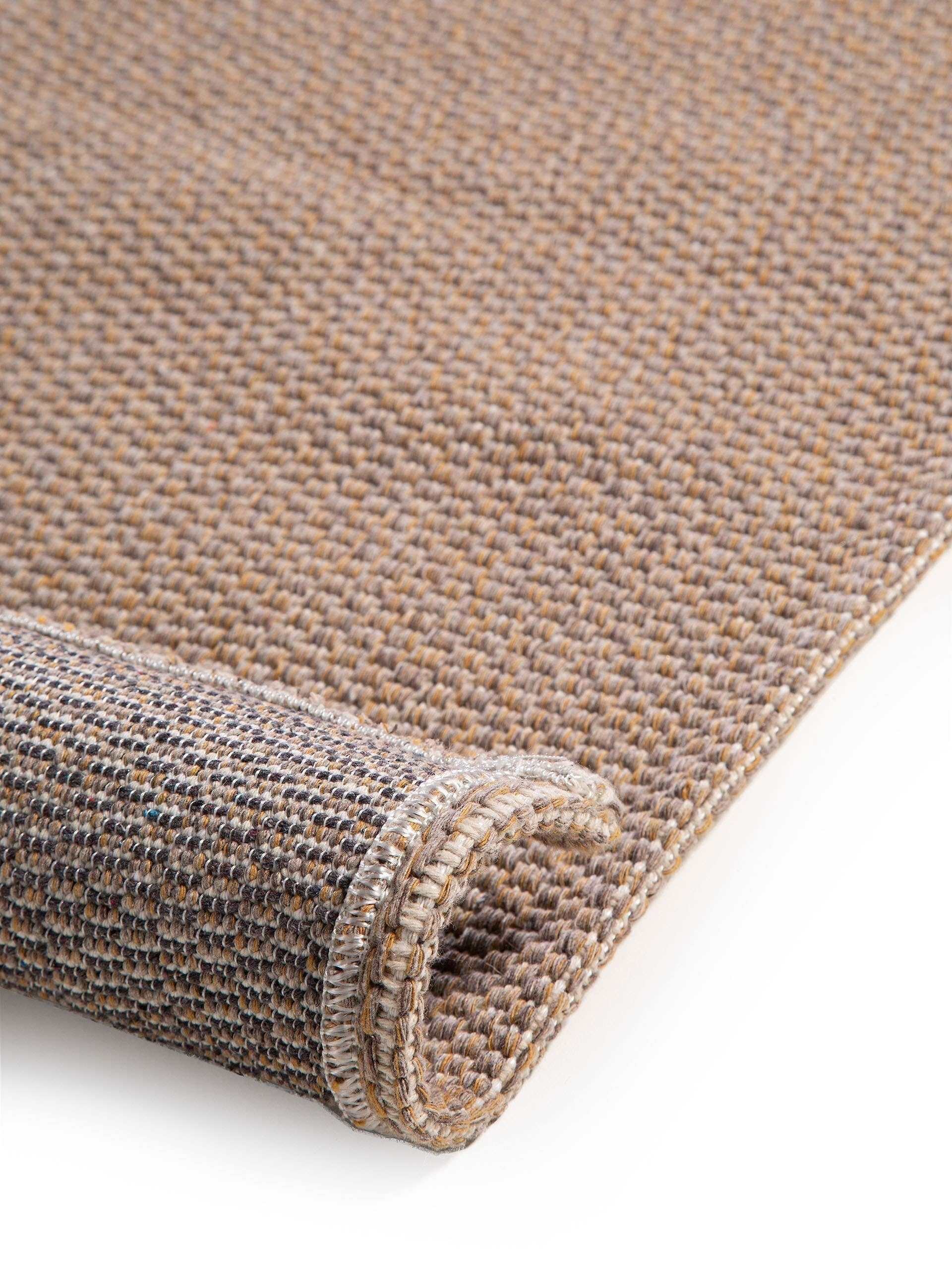 Baumwollteppich waschbar, Taupe / Cooper