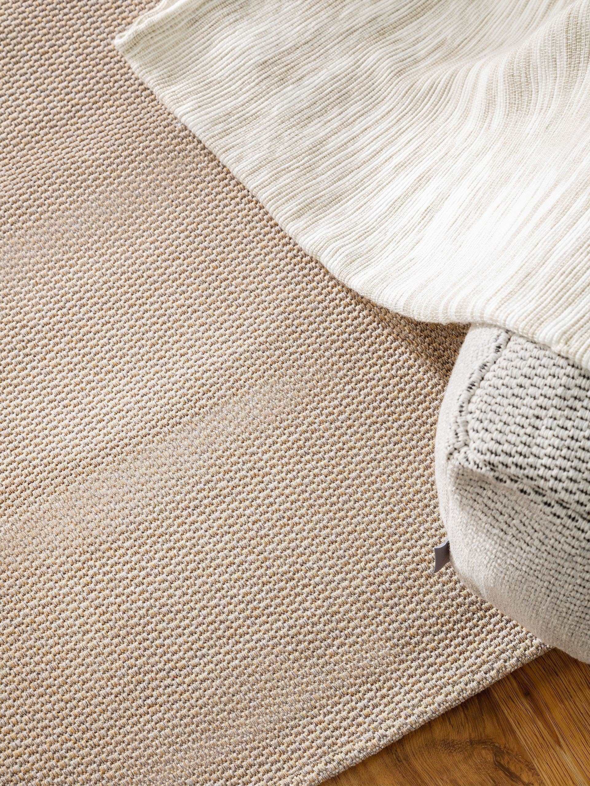 Baumwollteppich waschbar, Taupe / Cooper