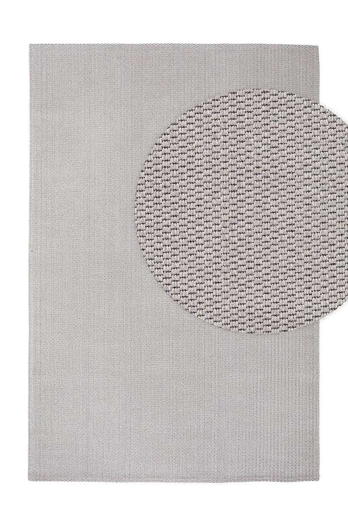 Baumwollteppich waschbar, Hellgrau / Cooper
