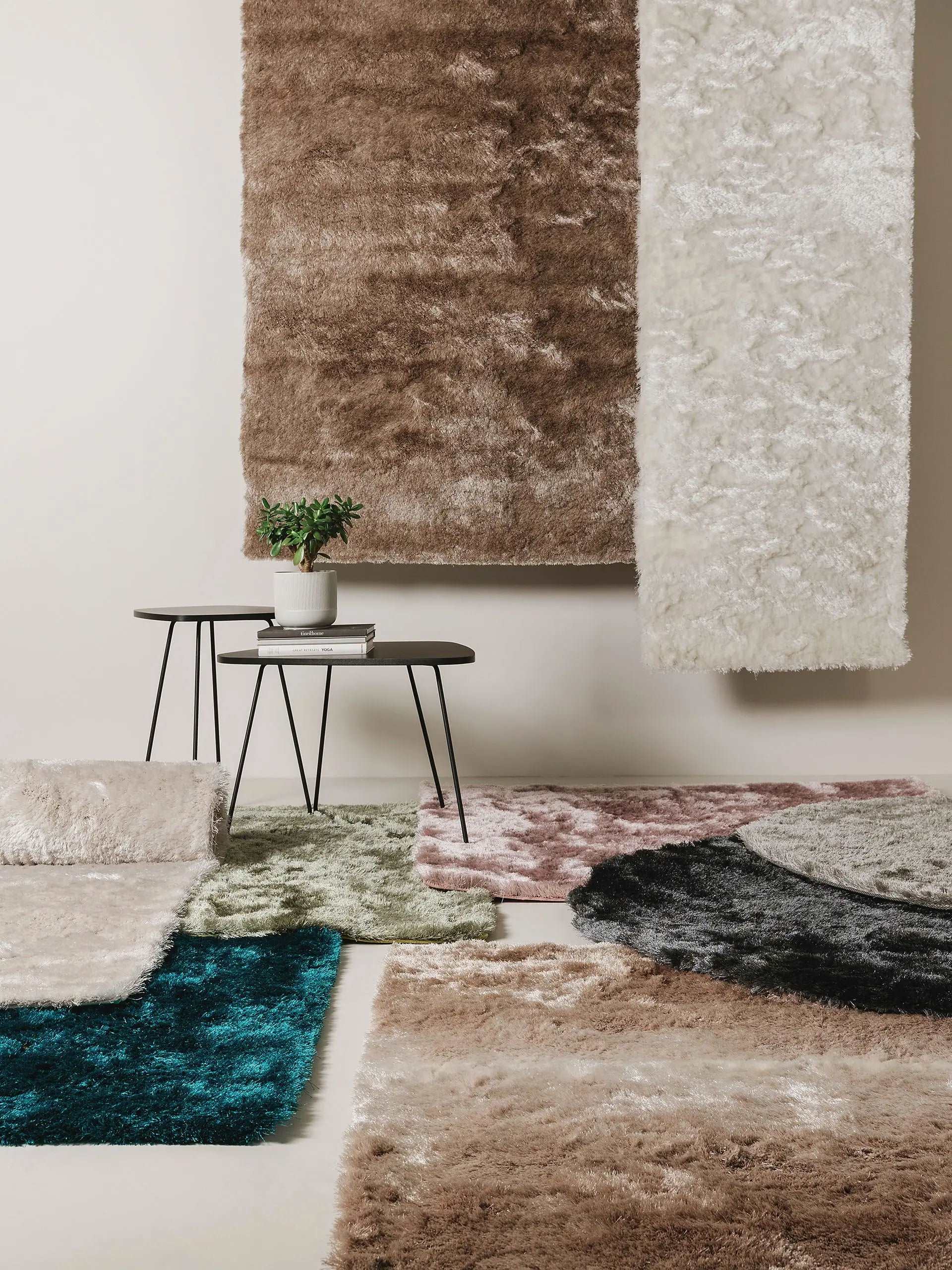 Teppich Whisper, Hochflor - Beige | Shaggy-Look