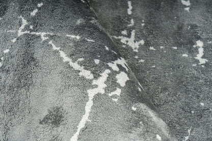 Teppich Viskose Dolce Vita 225 Grau, Fransenteppich - carpetz