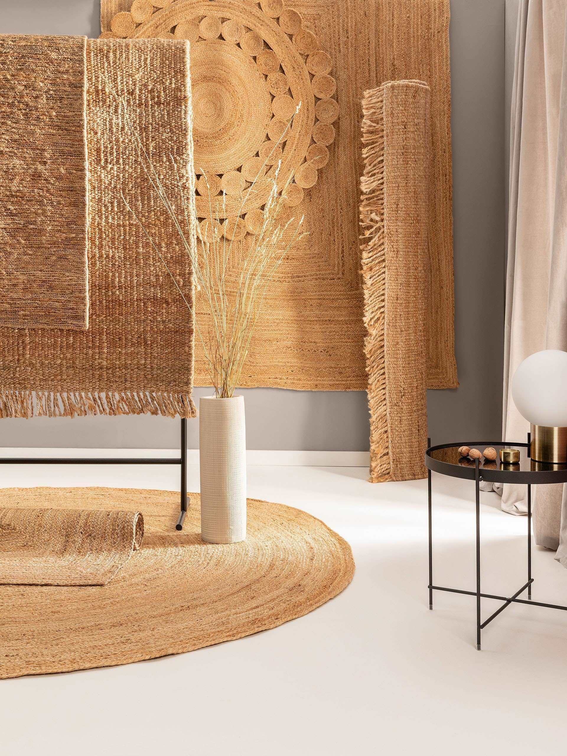 Juteteppich Jutta, Hellbraun