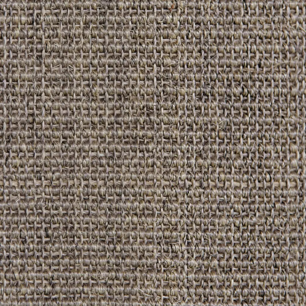 Sisalteppich nach Maß - Mara S2 Graumix, mit Bordüre