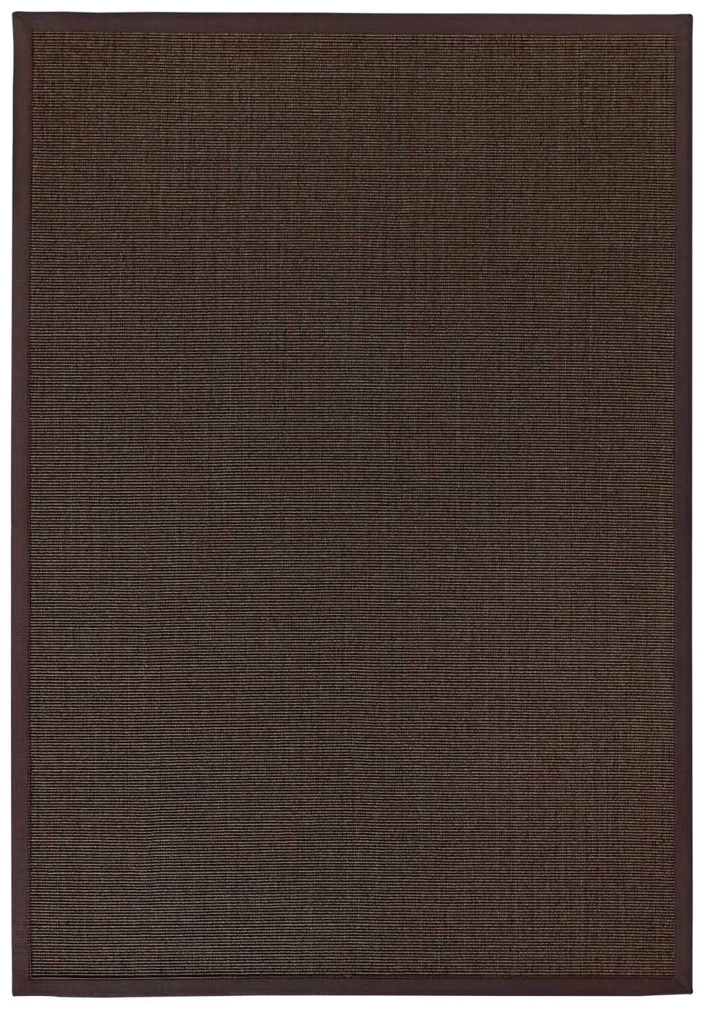 Sisalteppich nach Maß - Mara S2 Mocca, mit Bordüre