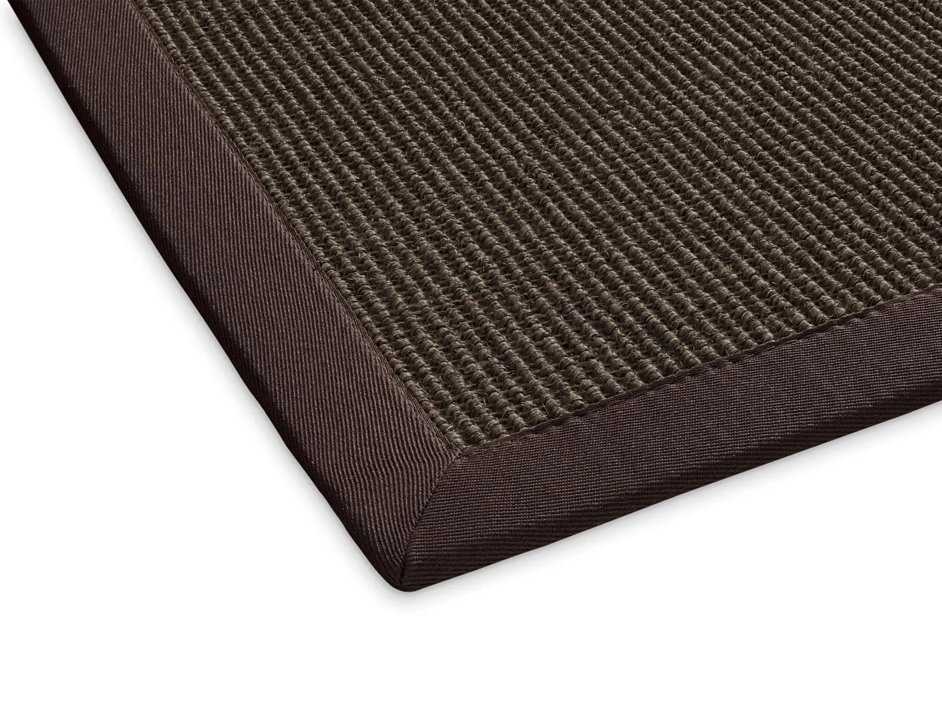 Sisalteppich nach Maß - Mara S2 Mocca, mit Bordüre