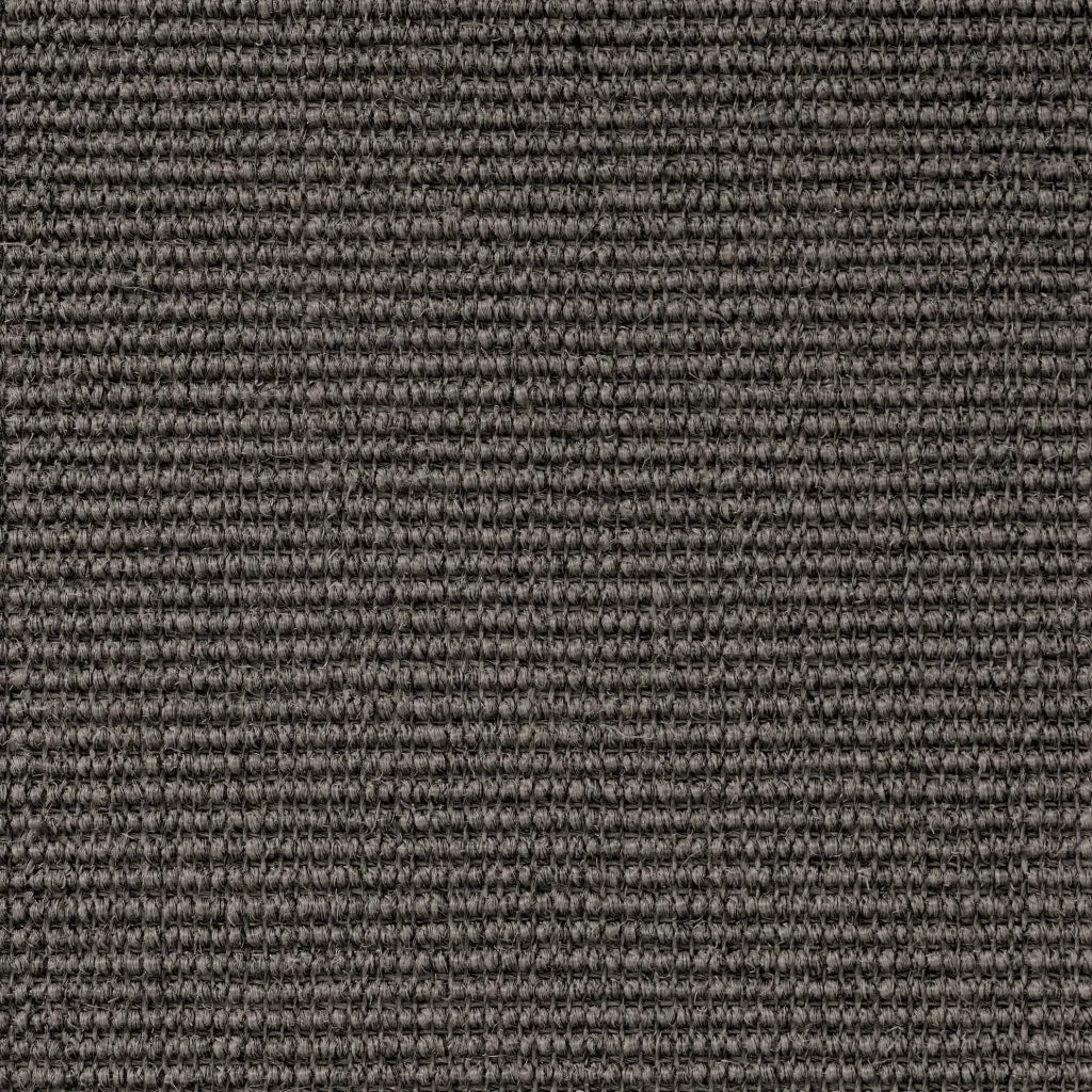 Sisalteppich nach Maß - Mara S2 Nachtgrau, mit Bordüre