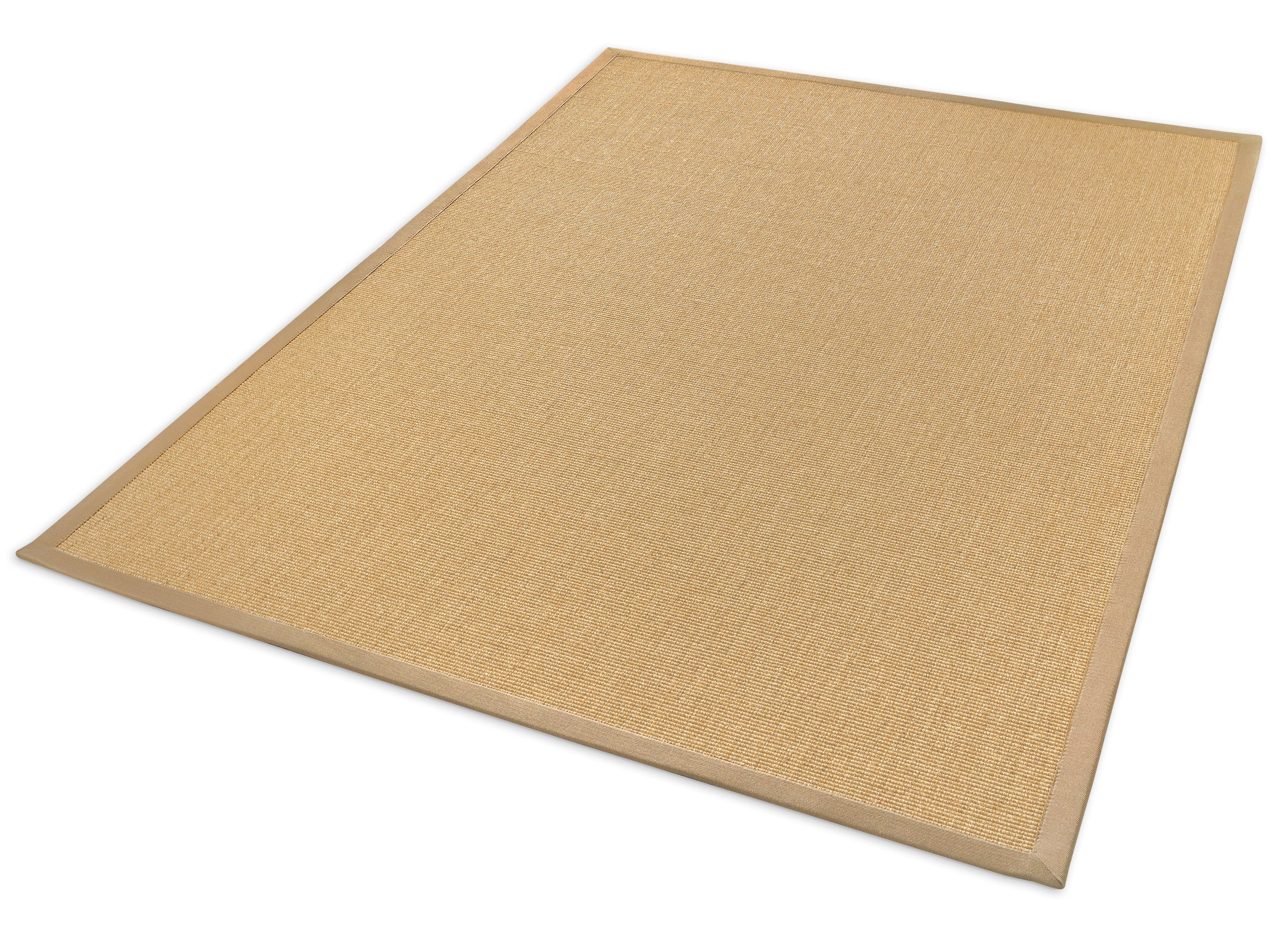 Alfombra de sisal a medida - Mara S2 Natural, con borde