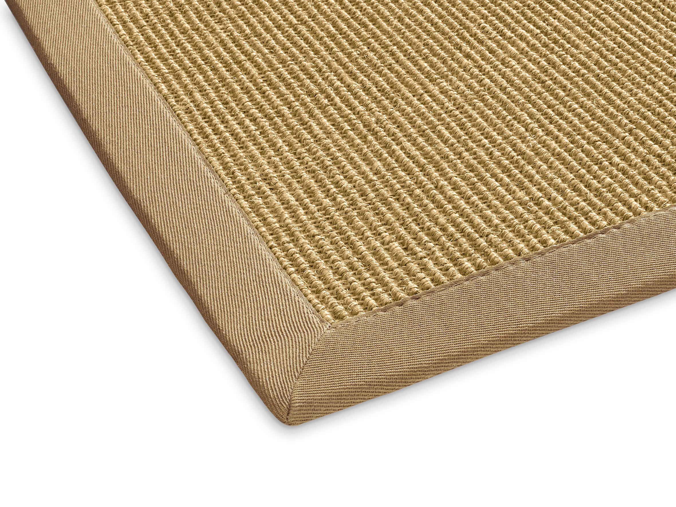 Alfombra de sisal a medida - Mara S2 Natural, con borde