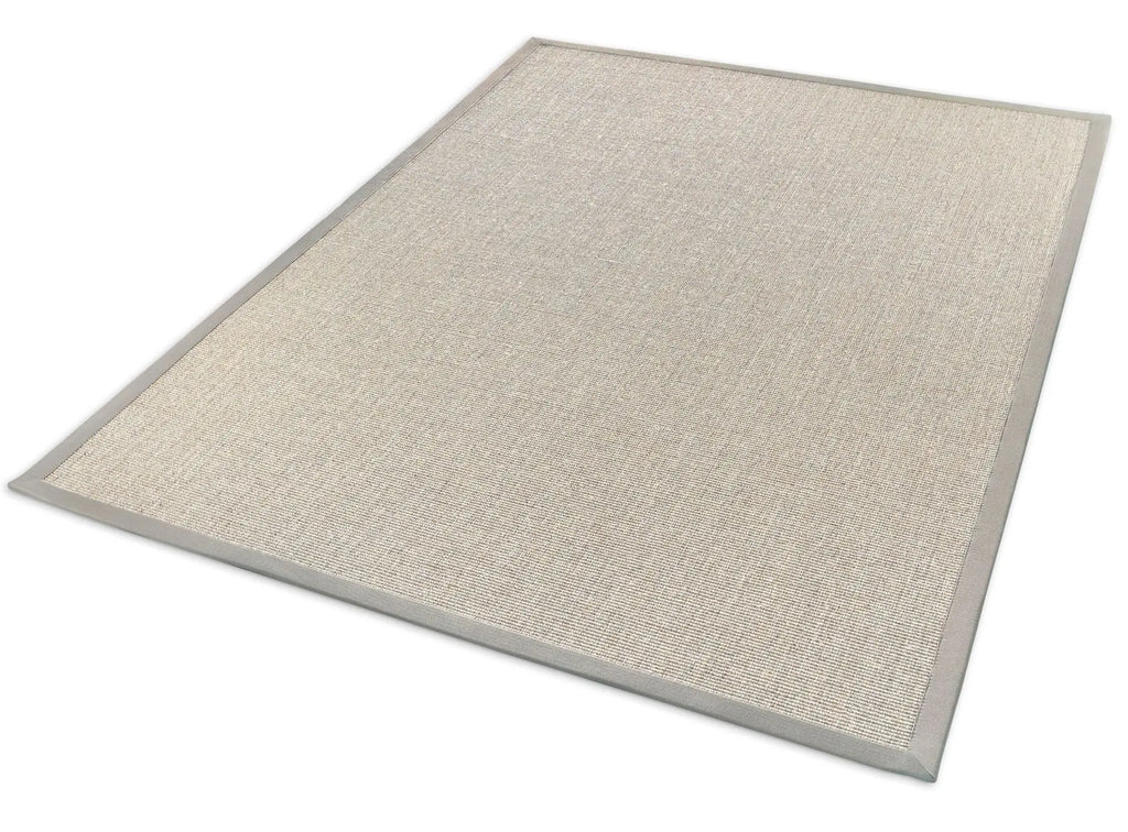 Sisalteppich nach Maß - Mara S2 Sand, mit Bordüre