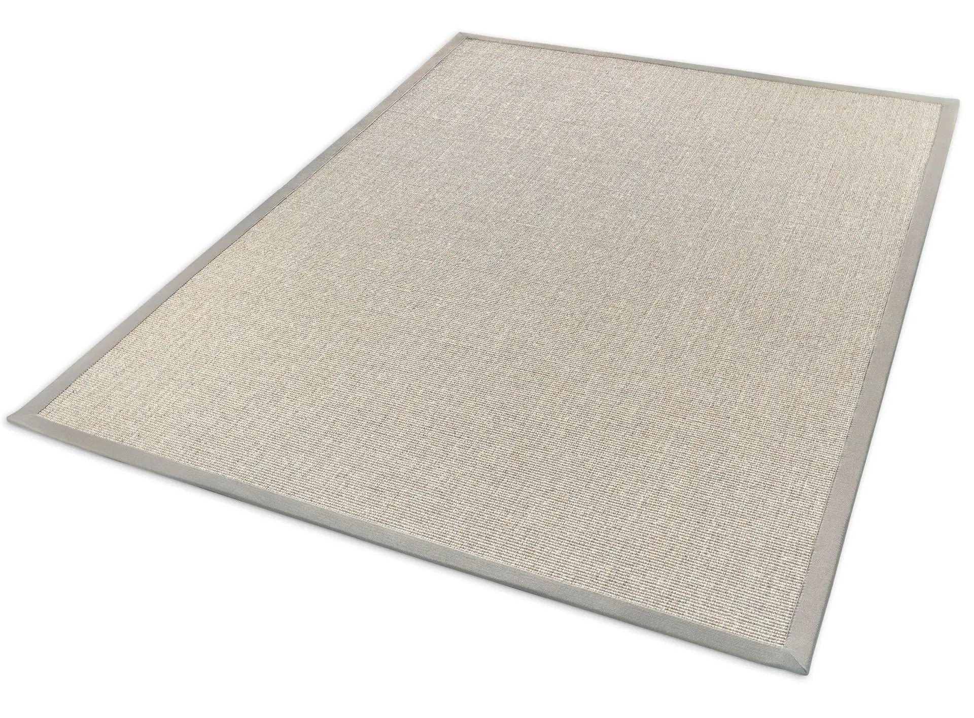 Sisalteppich nach Maß - Mara S2 Sand, mit Bordüre