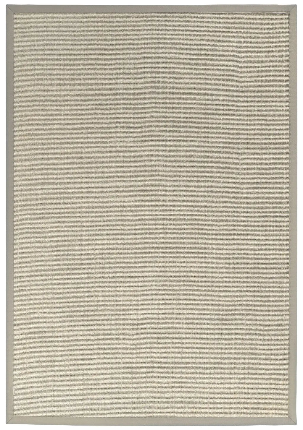 Sisalteppich nach Maß - Mara S2 Sand, mit Bordüre