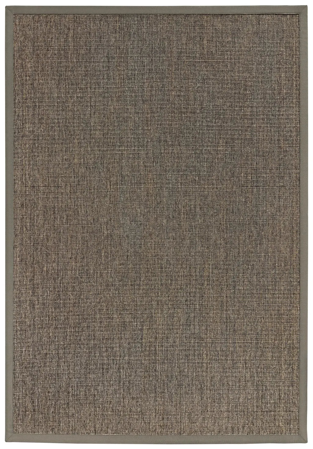 Sisalteppich nach Maß - Mara S2 Smoke, mit Bordüre