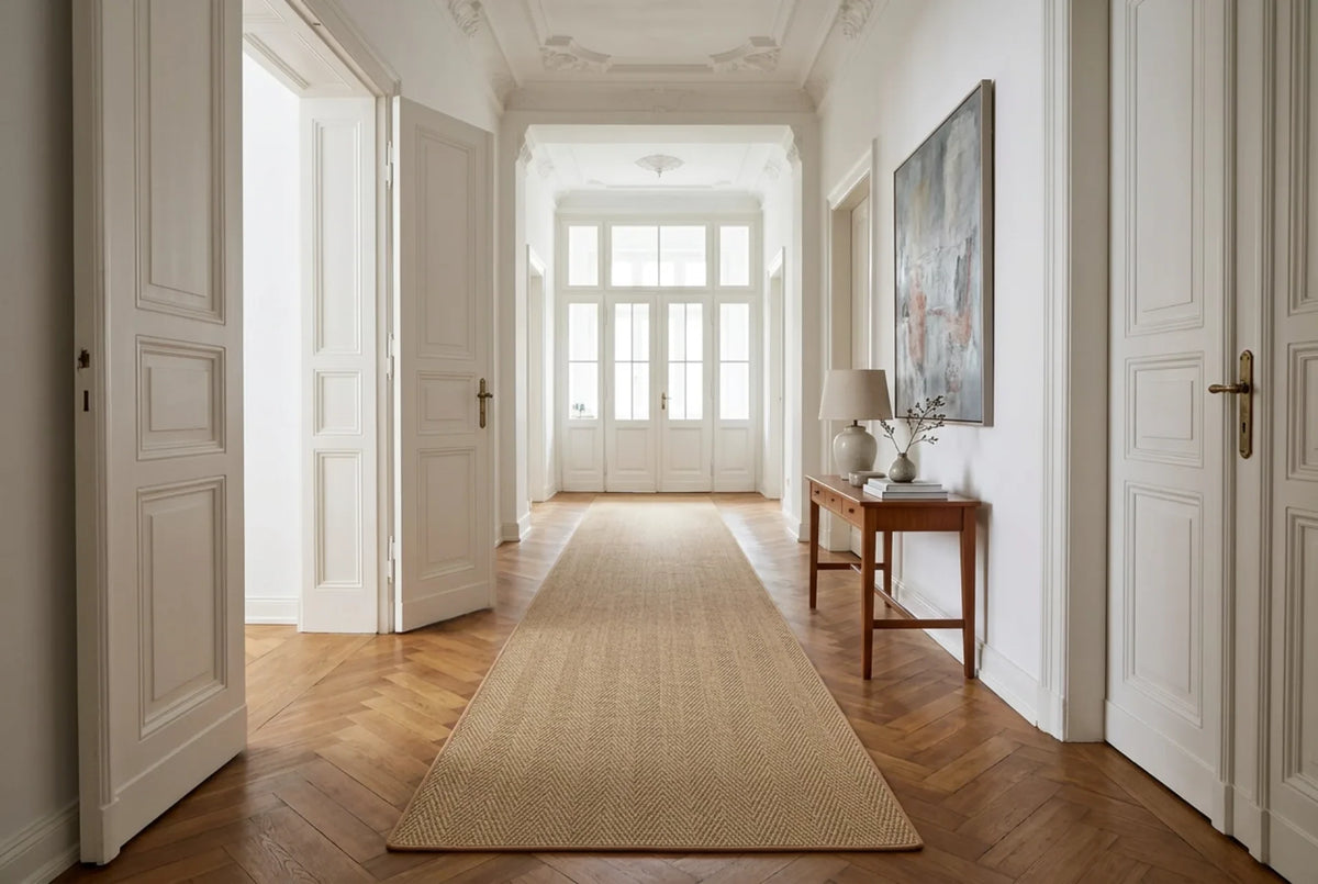 Сизалева доріжка в ялинку натуральна, виготовлена ​​на замовлення