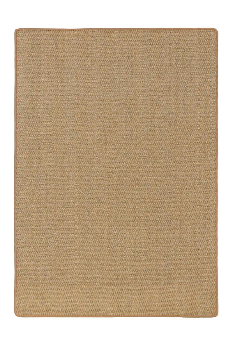 Sisal Läufer Fischgrät Natur, nach Maß - gekettelt