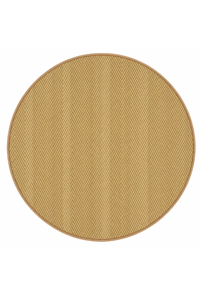 Sisal Runner Custom-Made - Herringbone Mix Natural, Edged