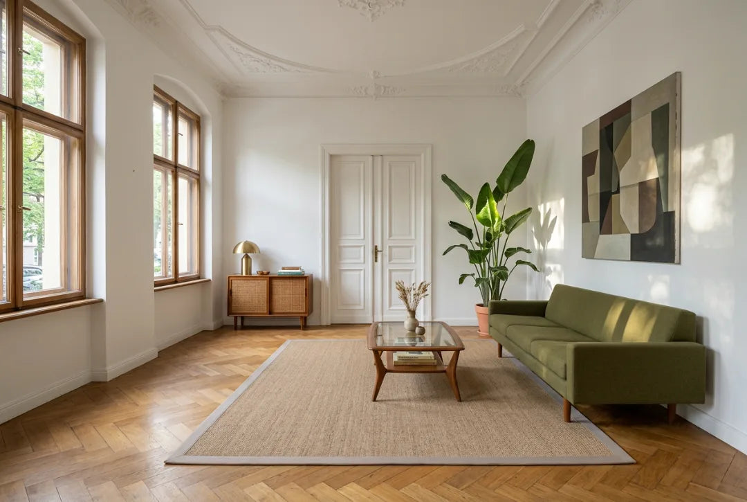 Teppich Sisal Mio nach Maß, champagner meliert