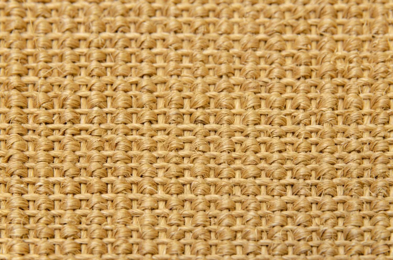 Sisalteppich Mio Natur mit Olivenranke Materialdetail | carpetz.de
