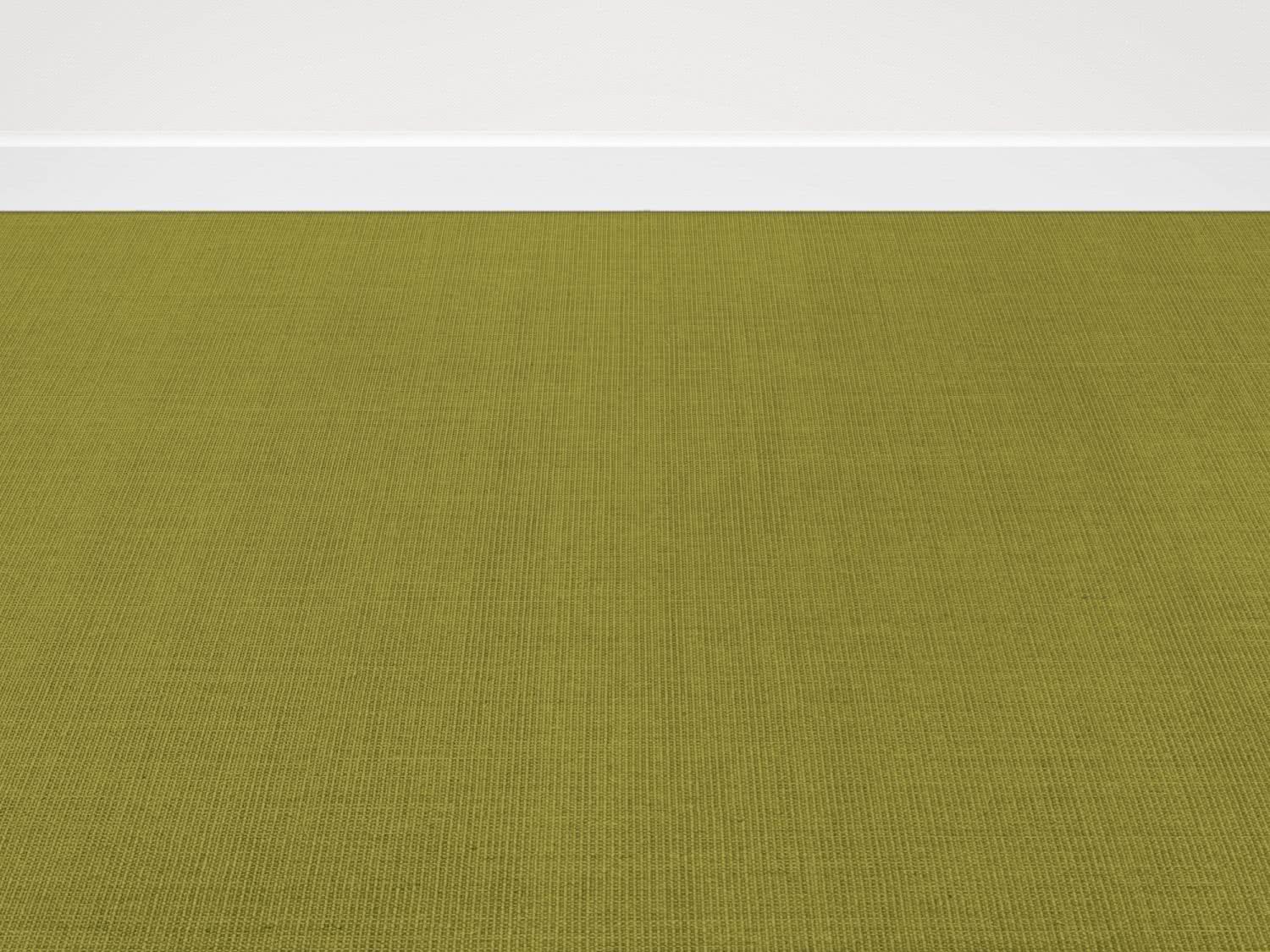 Sisal Teppichboden Muster 10x10 cm – Avocado