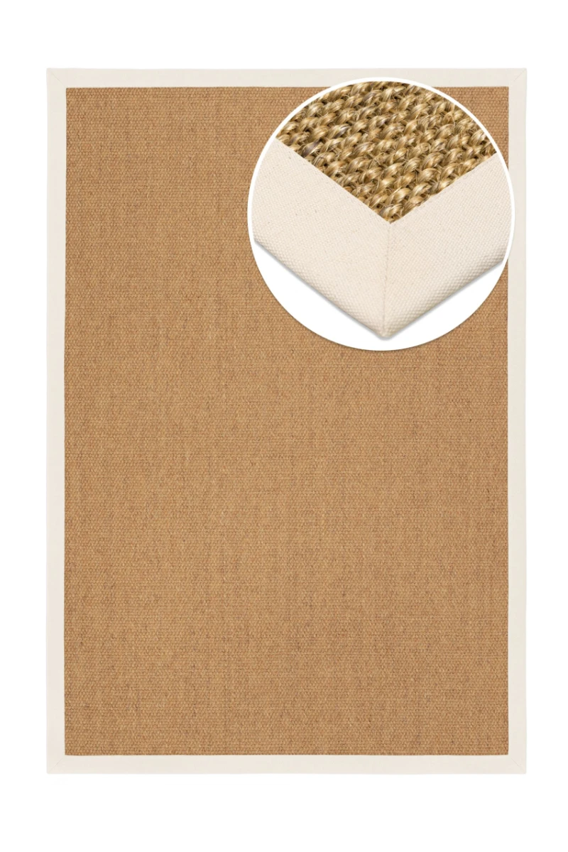 Килимок з сизалю Mani на замовлення, грейграсс 