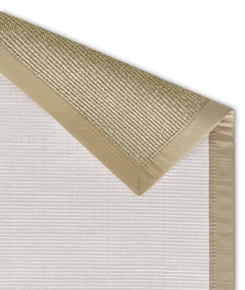 Custom Sisal Rug - Mara S2 Chablis, with border