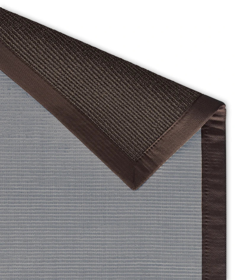 Sisal vloerkleed op maat - Mara S2 Mokka, met bies