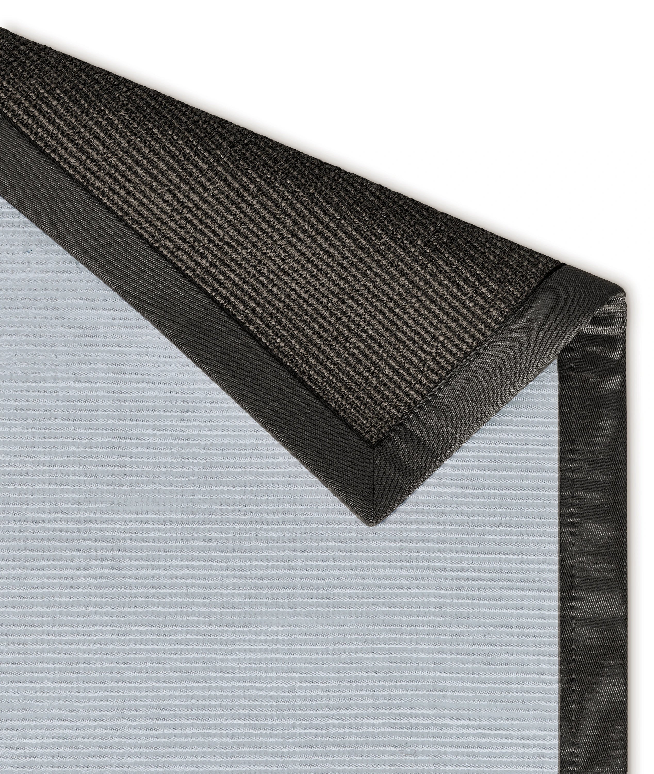Custom-made Sisal Carpet - Mara S2 Night Grey, with Border