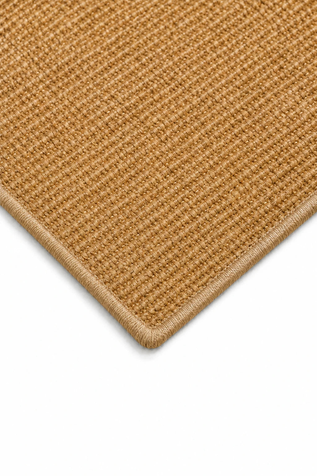 Alfombra de sisal a medida – Purstoff Beige anacardo / Natural, remallada