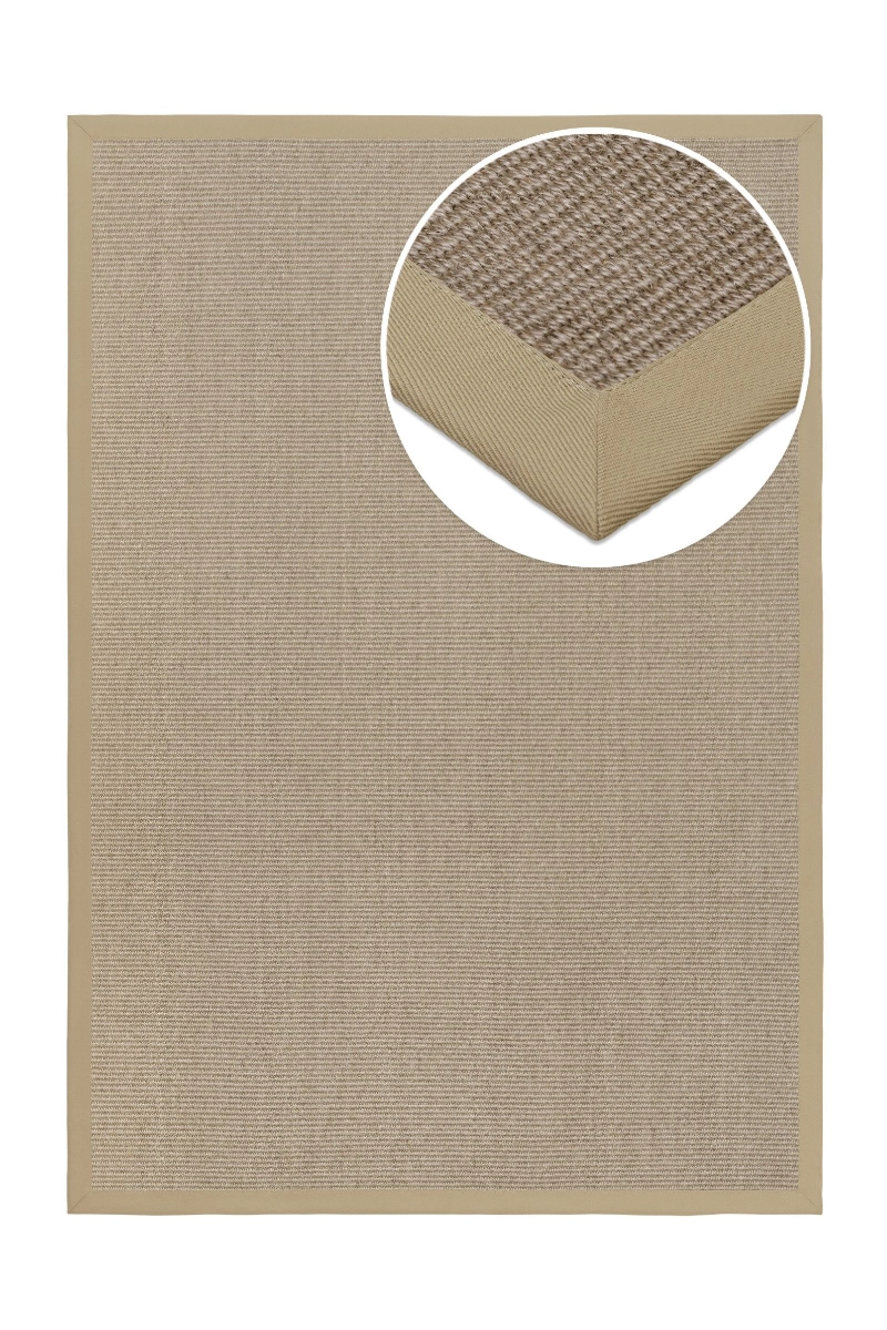 Sisalteppich Urban Plus Muster natur 10x10 cm | carpetz.de