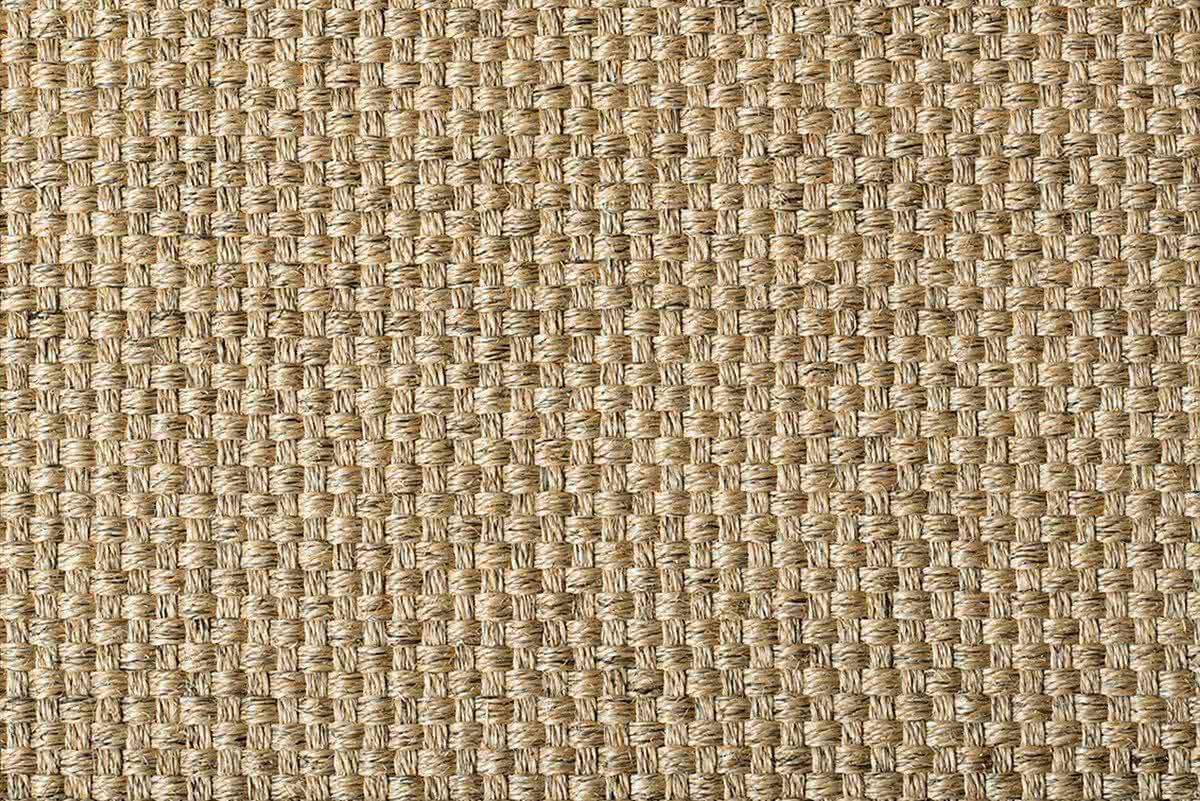 Sisal Teppich Cuadro natur mit Bordüre - carpetz