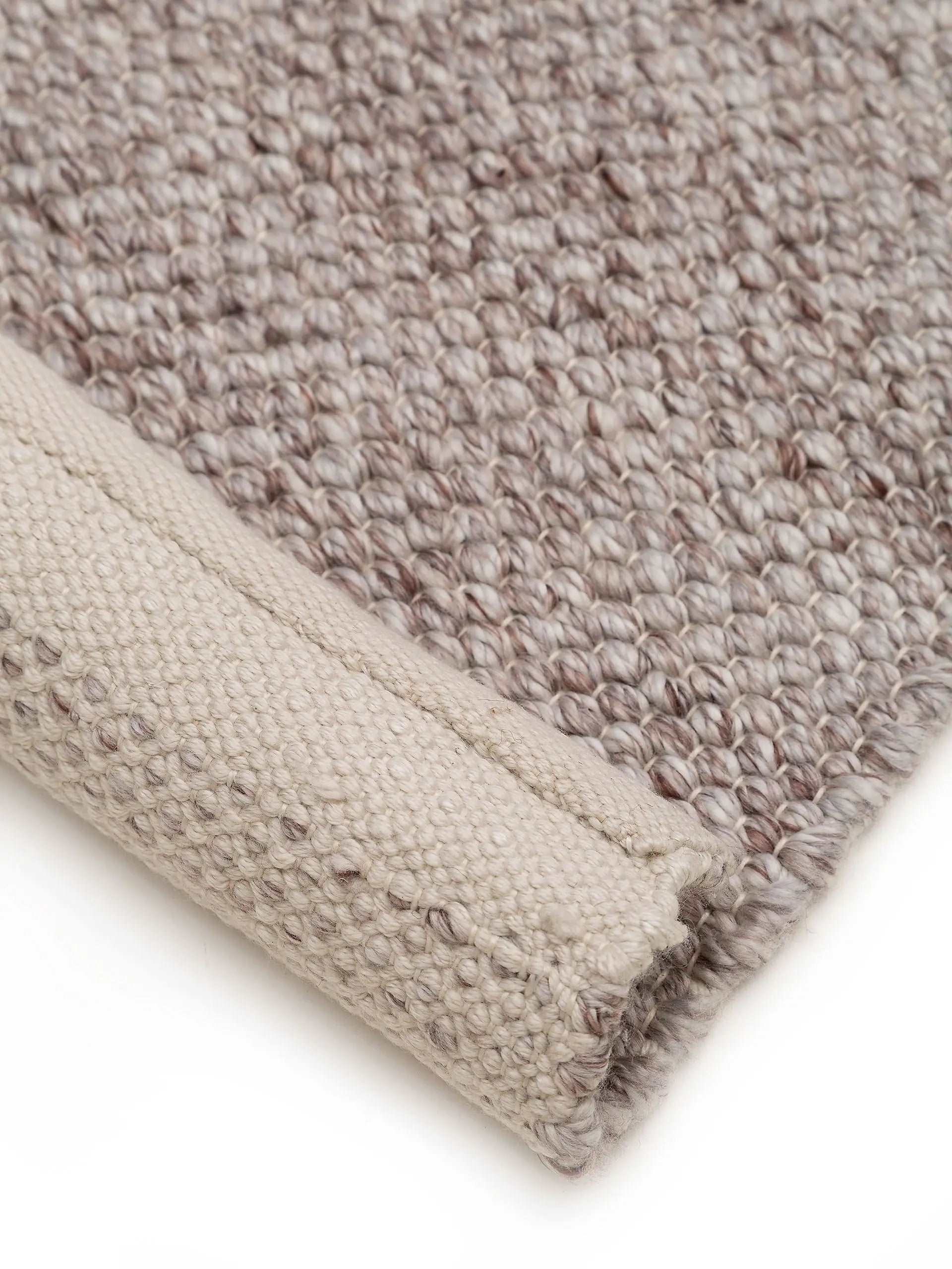 Teppich Kiah aus recyceltem Material - In- & Outdoor, Creme / Taupe