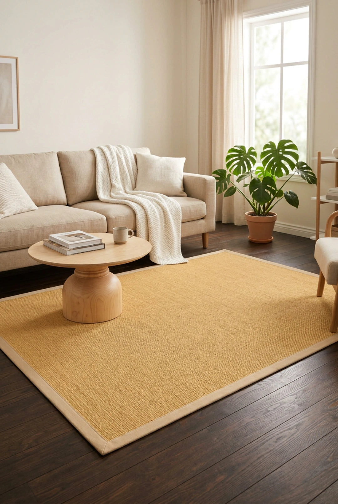 Teppich Sisal Mio nach Maß, Natur meliert