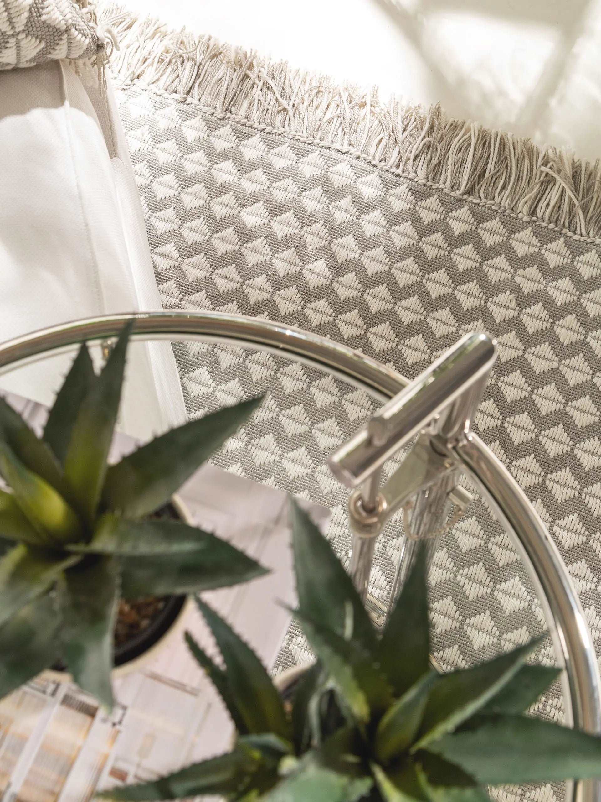 Teppich Morty aus recyceltem Material - In- & Outdoor, Grau