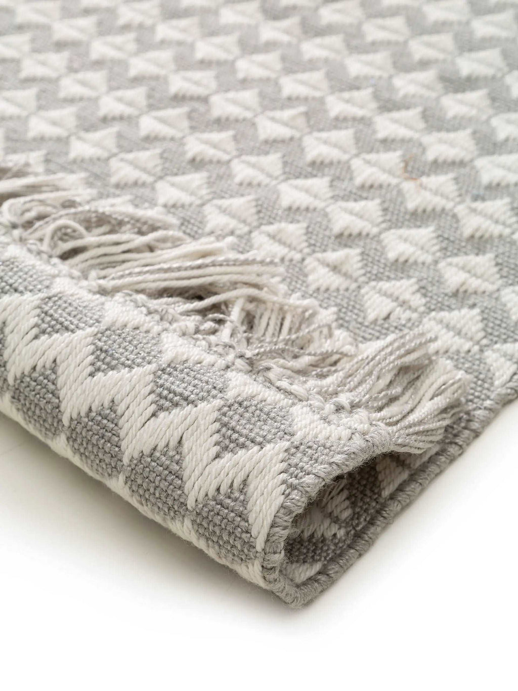 Teppich Morty aus recyceltem Material - In- & Outdoor, Grau