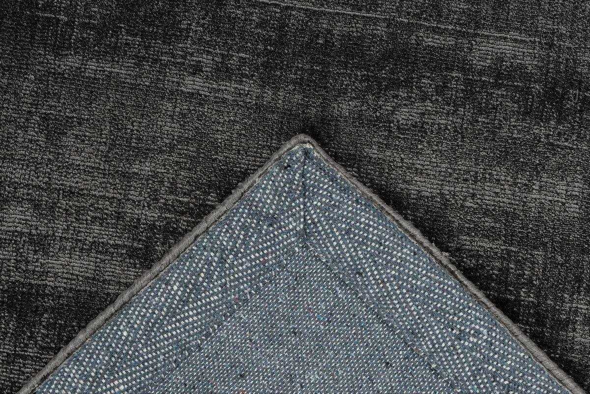 Teppich Viskose Village 125 Graphit, Bambusseide - carpetz