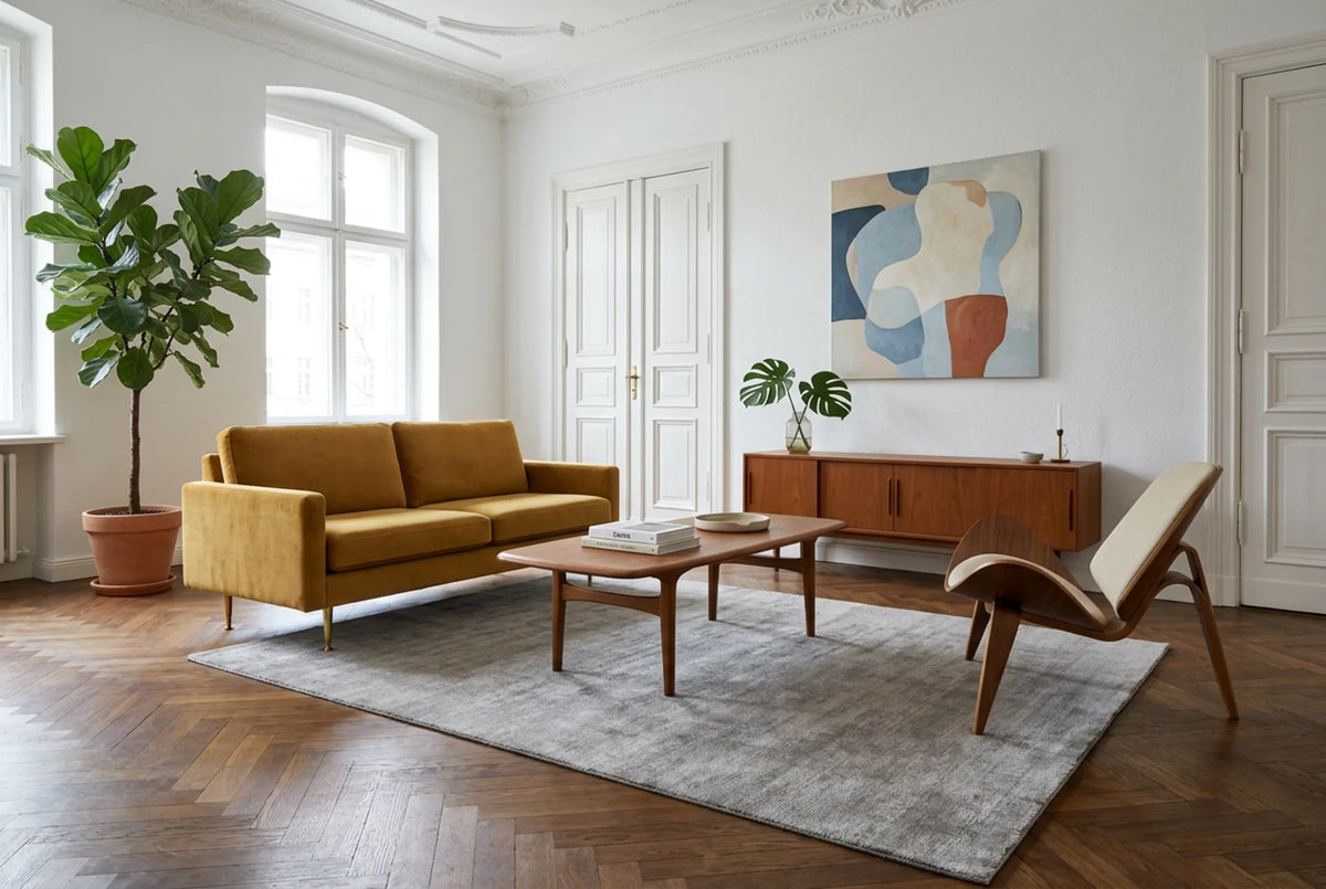 Custom-Made Lyocell Rug - Essential Silver