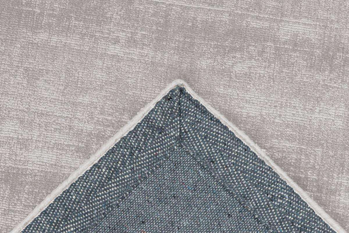 Teppich Viskoseteppich Village Samt-Optik, Silber - carpetz