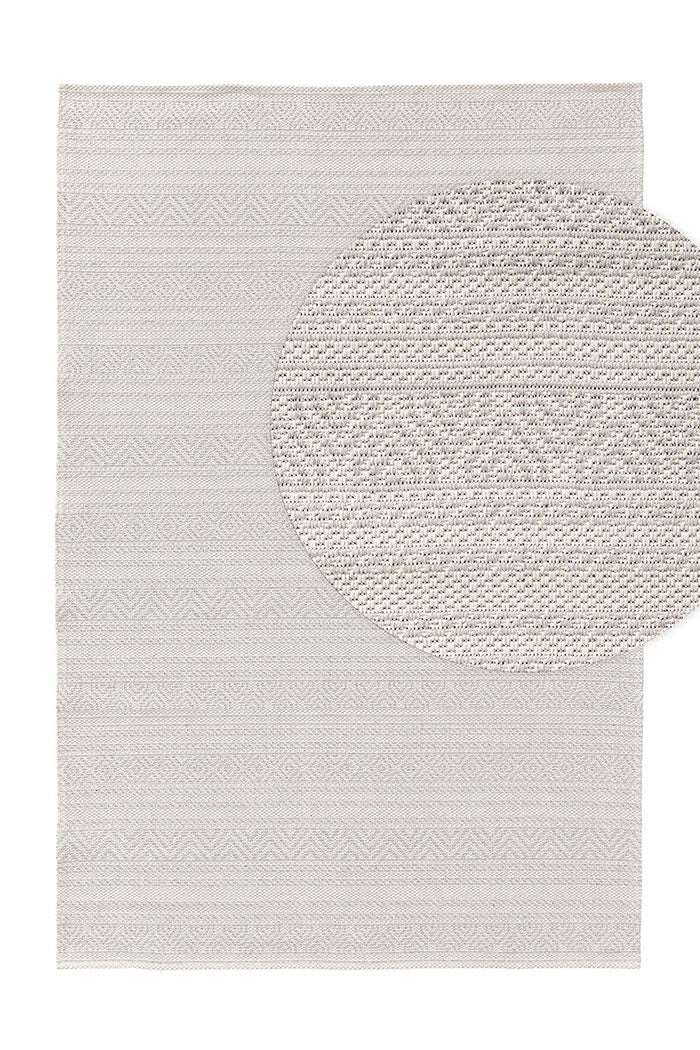 Baumwollteppich waschbar, Hellgrau / Cooper – carpetz