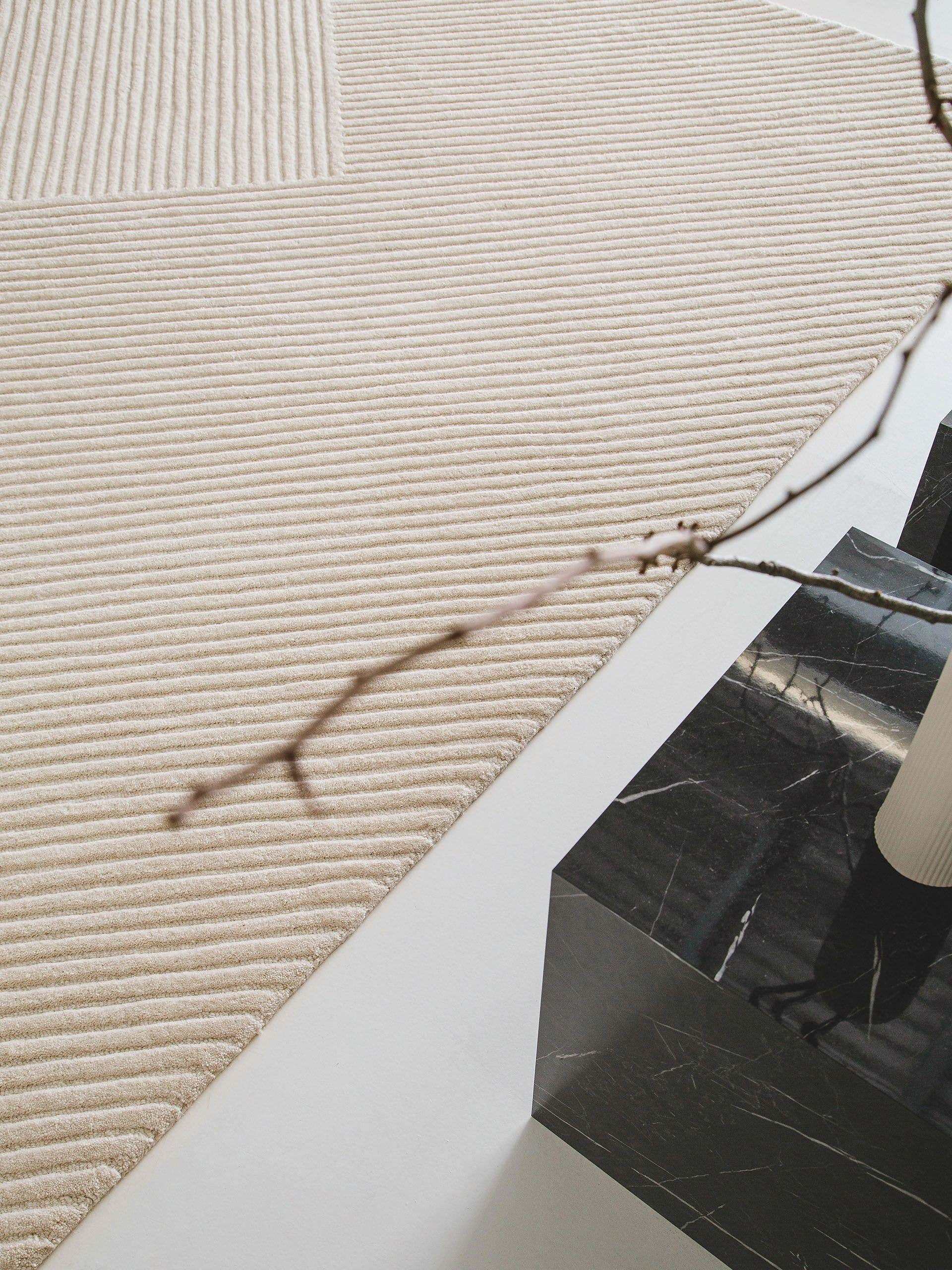 Wollteppich Yanis Ivory - 100% Wolle, Beige - carpetz