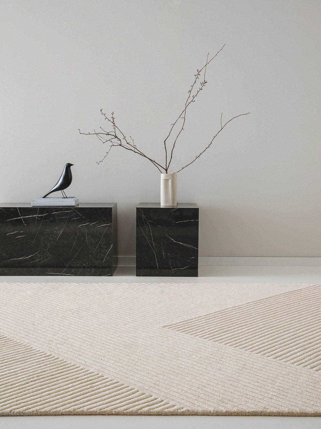 Wollteppich Yanis Ivory - 100% Wolle, Beige - carpetz